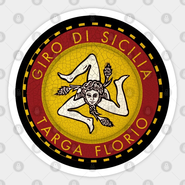 Targa Florio Sticker by Midcenturydave